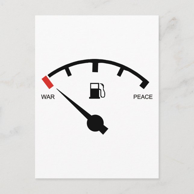 Benzin Postkarte (Vorderseite)