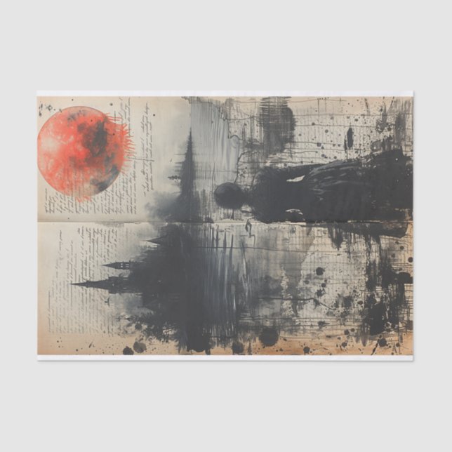 Beobachten am See Seidenpapier (Vorderseite)