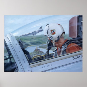 Beobachten Sie den Rhein Poster