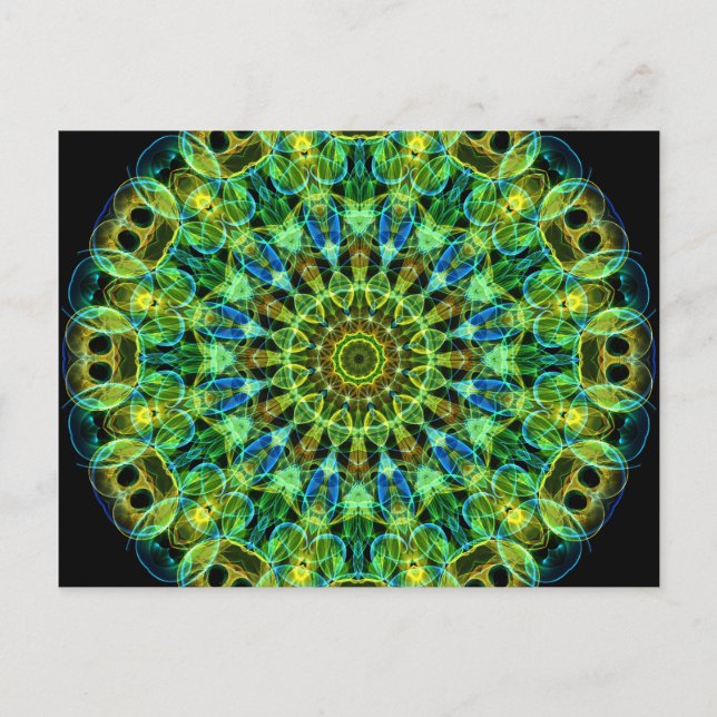 Beobachten Sie Kaleidoskop Postkarte (Vorderseite)