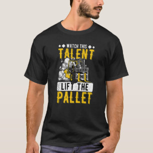 Beobachten Sie, wie das Talent den Stapelstapler h T-Shirt