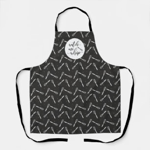 Beobachten Sie, wie ich während des Whisk-Überdruc Schürze