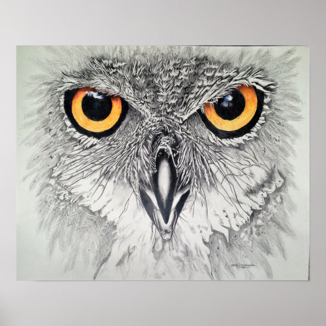 Beobachtende Augen Poster (Vorne)