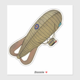 Beobachterballonflugzeug Aufkleber