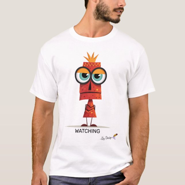 Beobachterzeichen | Originelles Design für Erwachs T-Shirt (Vorderseite)