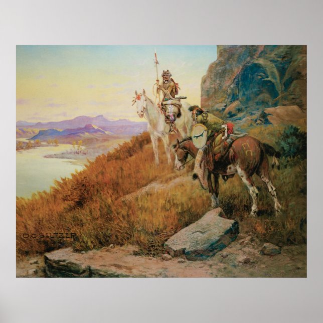 Beobachtung der Boote des Weißen Mannes durch OC S Poster (Vorne)