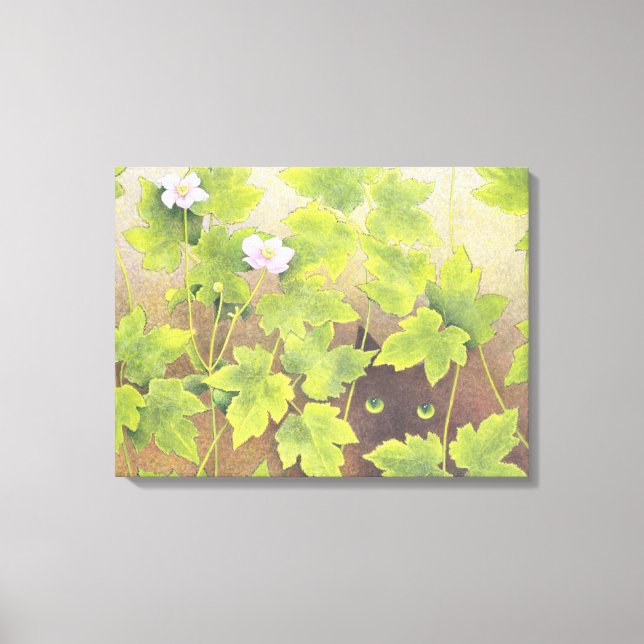 Beobachtung Leinwanddruck (Vorderseite)