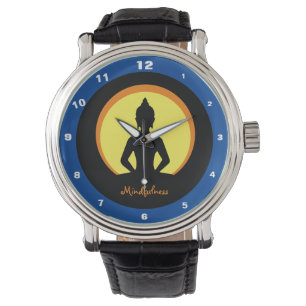 Beobachtung und Meditation (Buddha) Armbanduhr