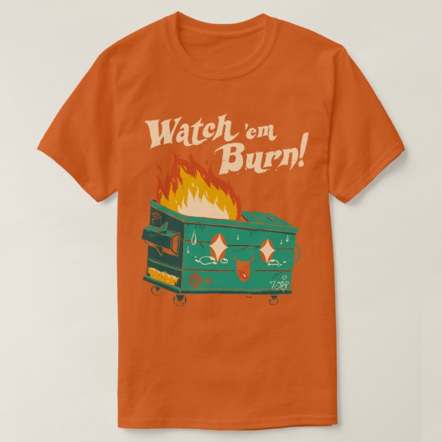Beobachtung von Em Burn T-Shirt (Design vorne)