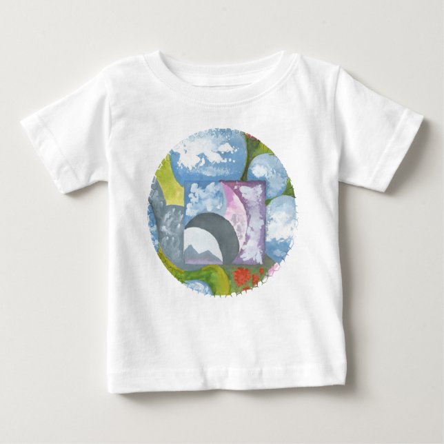 Beobachtung von Folk Art von AnyaC Baby T-shirt (Vorderseite)
