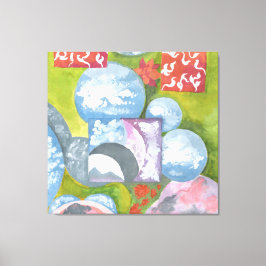 Beobachtung von Folk Art von AnyaC Leinwanddruck