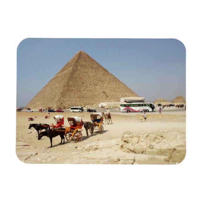 Beobachtungsplattform um die Pyramide von Cheops Magnet (Horizontal)
