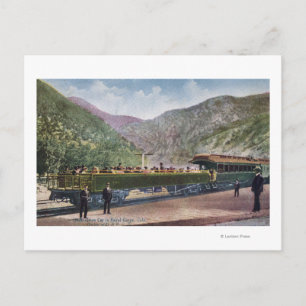 Beobachtungsschienenkraftwagen Postkarte