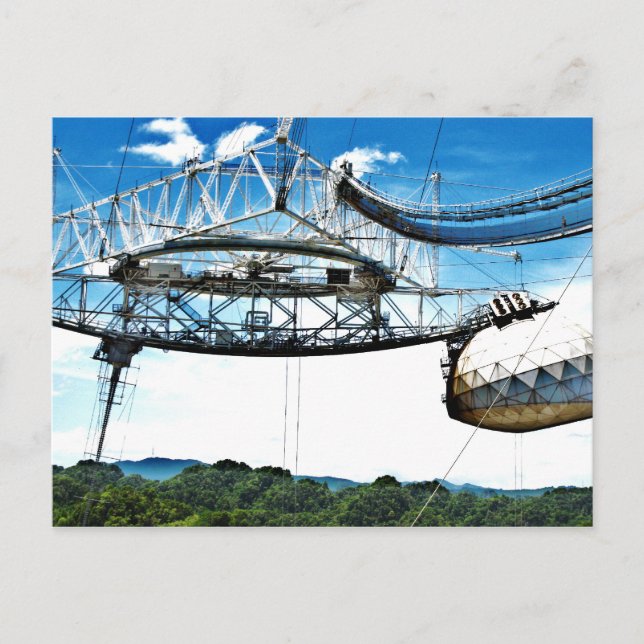 Beobachtungsstelle Puerto Rico Post Card III Postkarte (Vorderseite)