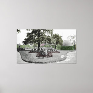 Beobachtungsstelle Weston Park Sheffield England 1 Leinwanddruck