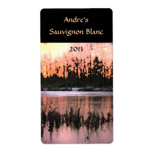 Beond Sunset Wine Label