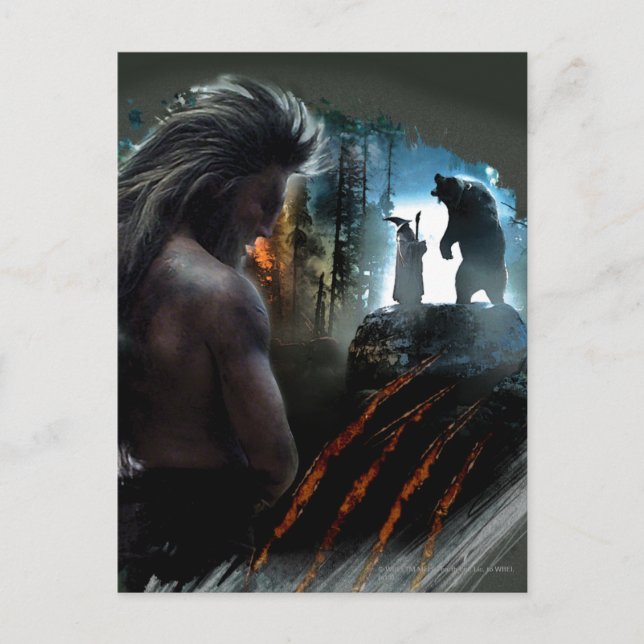 BEORN™ And Gandalf Graphic Postkarte (Vorderseite)