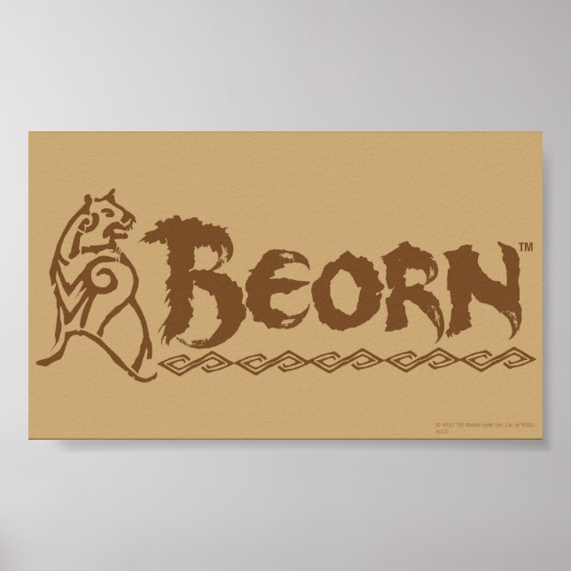BEORN™ Bärenname Poster (Vorne)