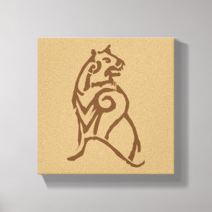 BEORN™ Bärensymbol Leinwanddruck