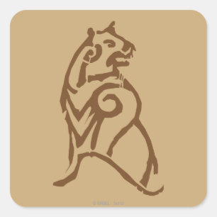 BEORN™  Bear Symbol Quadratischer Aufkleber