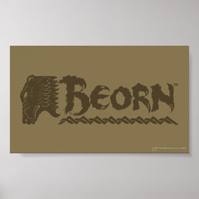 BEORN™ Beatenkopf Name Poster (Vorne)
