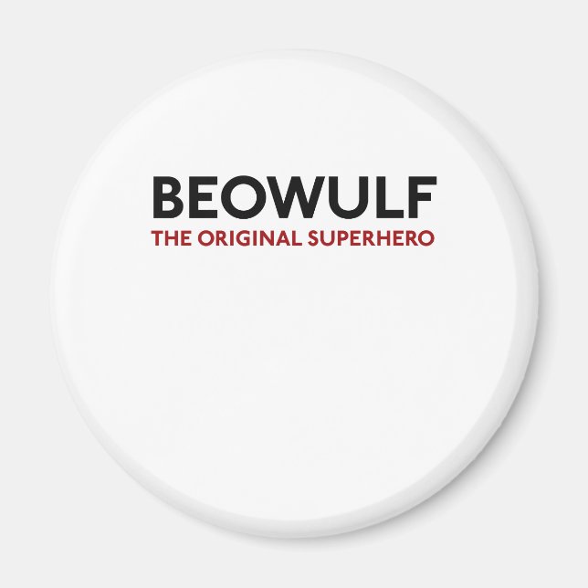 Beowulf der originale Superheld Magnet (Vorne)