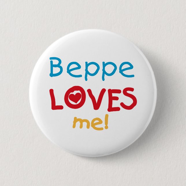 Beppe Lieben Me T - Shirt und Geschenke Button (Vorderseite)