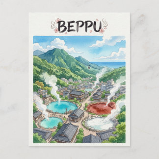 Beppu Postkarte