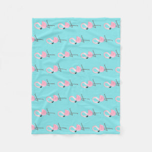 Bequeme Fleece-Flamingo-Decke Fleecedecke