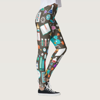 Bequemes Wissenschafts-u. Chemie-Muster Leggings