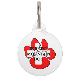 ber mt dog name paw Schweiz flagge Tiermarke