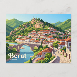 Berat, Albanien Postkarte