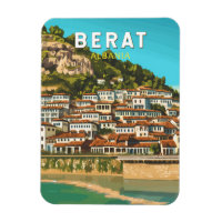 Berat Albanien Reisen Art Vintag