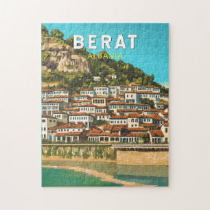 Berat Albanien Reisen Art Vintag Puzzle