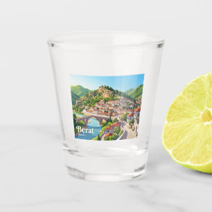 Berat, Albanien Schnapsglas