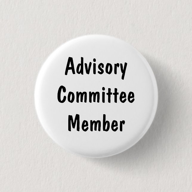 Beratender Ausschuss Button (Vorderseite)