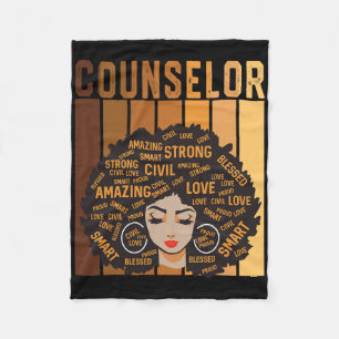 Berater Afro-Afrikanisch Amerikanische Frauen Schw Fleecedecke