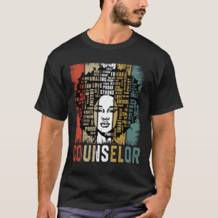 Berater Afro-Afrikanisch Amerikanische Frauen Schw T-Shirt