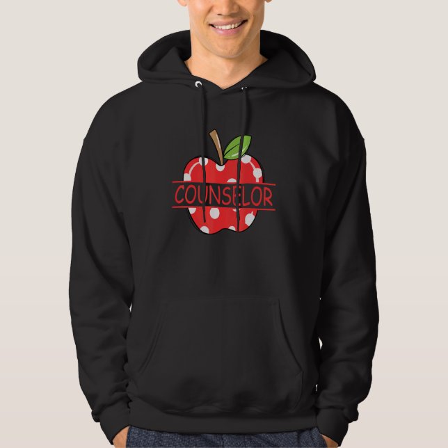 Berater Apple Lehrer Leben Hoodie (Vorderseite)