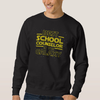 Berater Bester Schulberater in der Galaxie Sweatshirt