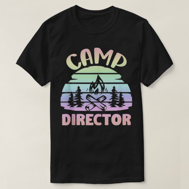 Berater Camper Summer Camp Direktor T-Shirt (Design vorne)