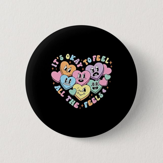 Berater des Schulventils, Mental Health Valentin Button (Vorderseite)