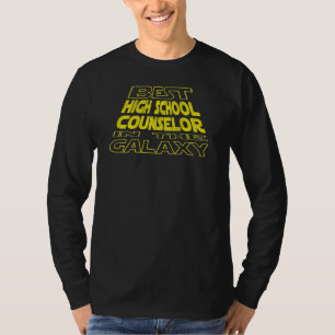 Berater einer High School Weltraum-Rückseiten-Des T-Shirt