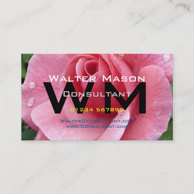 Berater Erstellen Sie Ihre eigenen Visitenkarte (Vorderseite)