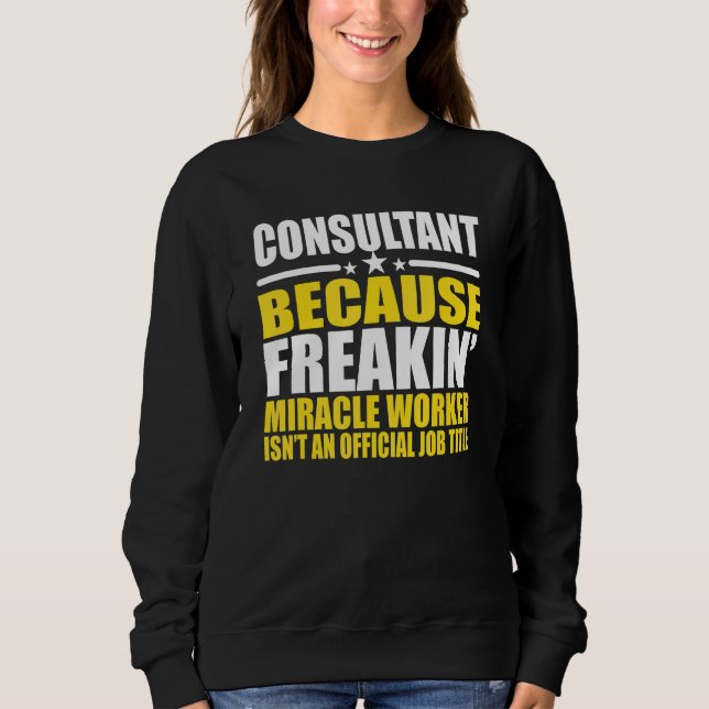 Berater für Mitarbeiter Sweatshirt (Vorderseite)