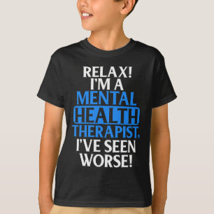 Berater gibt Mental Health Therapeut für Männer Wo T-Shirt