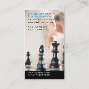 Berater in Finanz- oder Geschäftsstrategie Visitenkarte