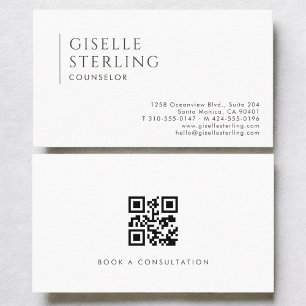 Berater Modern Professional QR Code Visitenkarte