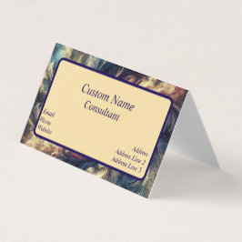 Berater Moderne Abstrakte Kunst Visitenkarten