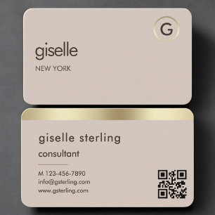 Berater Neutral Gold QR-Code  Visitenkarte